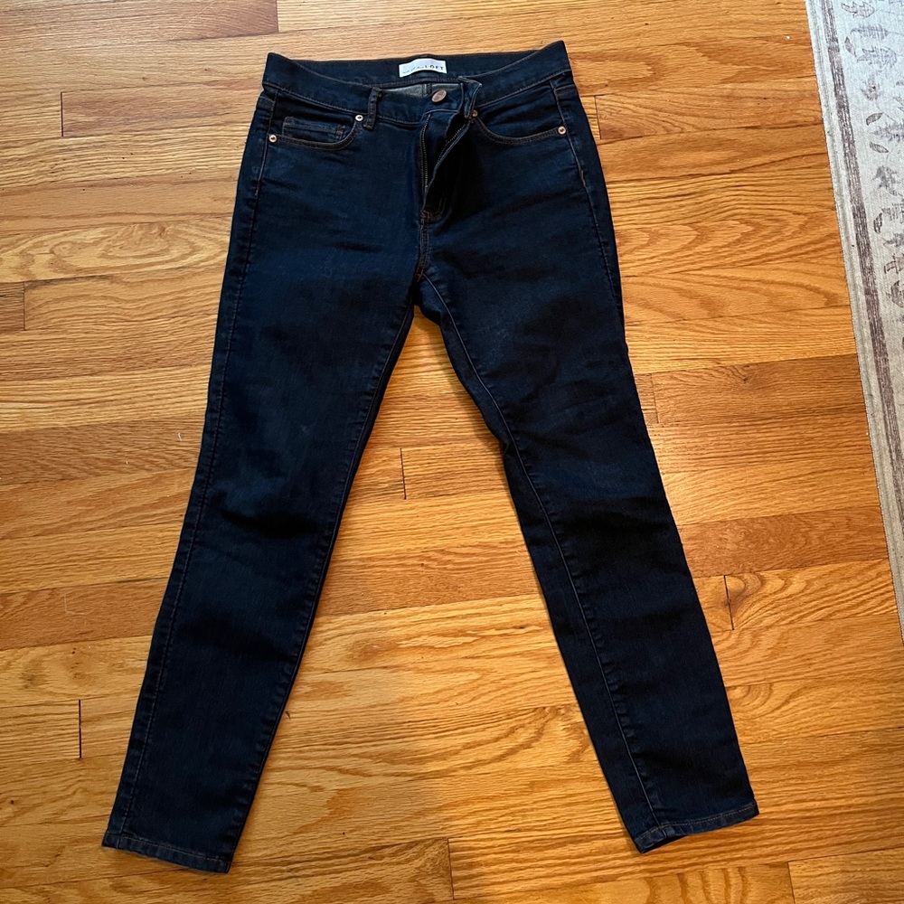 LOFT Women's Indigo Skinny Jeans - Picture 2 of 4